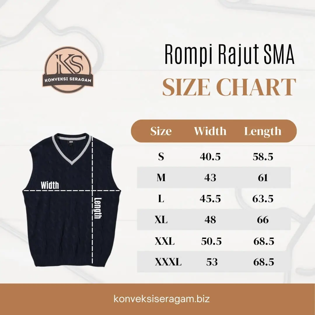 size-rompi-rajut-sma